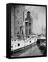 An Old Timer at C.T.T. Grain Elevator, Buffalo, N.Y.-null-Framed Stretched Canvas