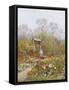 An Old Well, Brook, Surrey-Helen Allingham-Framed Stretched Canvas