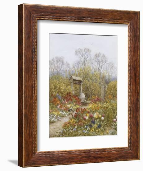 An Old Well, Brook, Surrey-Helen Allingham-Framed Giclee Print