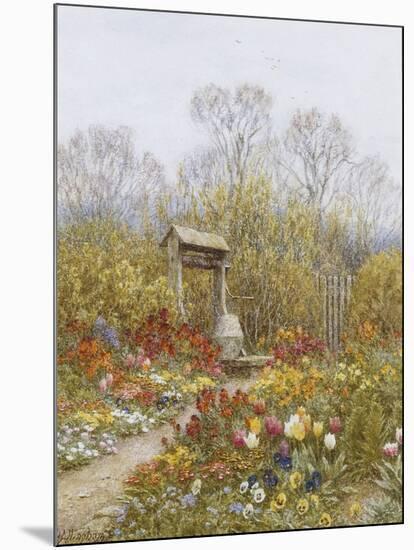 An Old Well, Brook, Surrey-Helen Allingham-Mounted Giclee Print