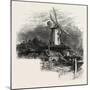 An Old Windmill at Rye, the South Coast, UK, 19th Century-null-Mounted Giclee Print