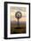 An Old Windmill on a Farm in a Rural or Rustic Setting at Sunset.-SAPhotog-Framed Photographic Print