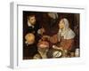 An Old Woman Cooking Eggs, 1618-Diego Velazquez-Framed Giclee Print