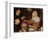 An Old Woman Cooking Eggs, 1618-Diego Velazquez-Framed Giclee Print