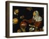 An Old Woman Frying Eggs-Diego Velazquez-Framed Giclee Print