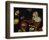 An Old Woman Frying Eggs-Diego Velazquez-Framed Giclee Print