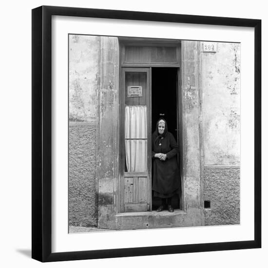 An Old Woman in Ragusa-Mario de Biasi-Framed Giclee Print