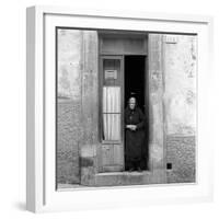 An Old Woman in Ragusa-Mario de Biasi-Framed Giclee Print