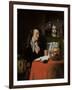 An Old Woman Praying, C.1655 (Oil on Canvas)-Nicolaes Maes-Framed Giclee Print