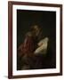 An Old Woman Reading, Probably the Prophetess Hannah, 1631-Rembrandt van Rijn-Framed Giclee Print