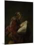 An Old Woman Reading, Probably the Prophetess Hannah, 1631-Rembrandt van Rijn-Mounted Giclee Print