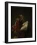 An Old Woman Reading, Probably the Prophetess Hannah, 1631-Rembrandt van Rijn-Framed Giclee Print