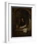 An Old Woman with a Book, C. 1660-Gabriel Metsu-Framed Giclee Print