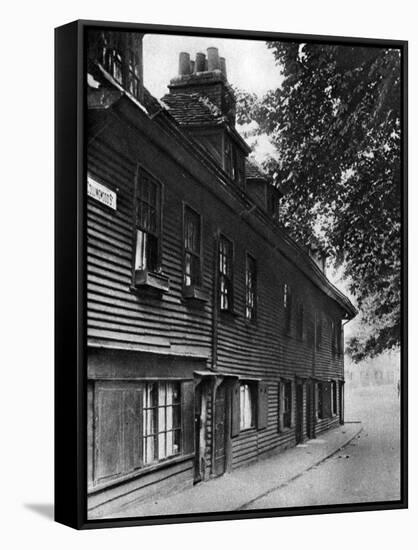 An Old Wooden House in Collingwood Street, London, 1926-1927-Whiffin-Framed Stretched Canvas