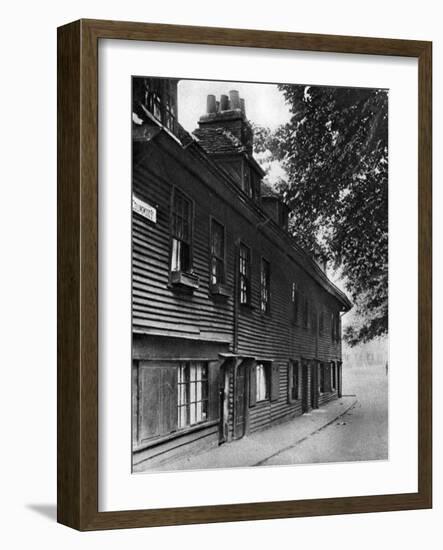 An Old Wooden House in Collingwood Street, London, 1926-1927-Whiffin-Framed Giclee Print