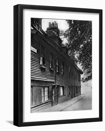 An Old Wooden House in Collingwood Street, London, 1926-1927-Whiffin-Framed Giclee Print