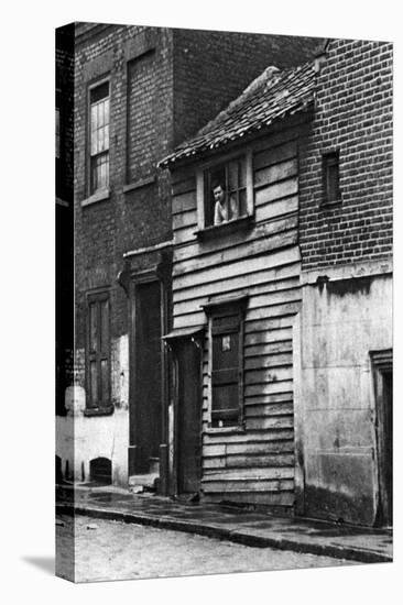 An Old Wooden House in St John's Hill, Shadwell, London, 1926-1927-Whiffin-Stretched Canvas