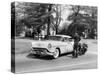 An Oldsmobile at the Corner of an American Street, 1954-null-Stretched Canvas