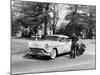 An Oldsmobile at the Corner of an American Street, 1954-null-Mounted Photographic Print