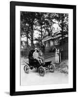 An Oldsmobile Curved Dash, 1902-null-Framed Photographic Print