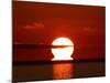 An Omega-shaped Sunrise Above the Water in Buenos Aires, Argentina-Stocktrek Images-Mounted Photographic Print