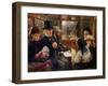 An Omnibus Ride to Piccadilly Circus, Mr Gladstone Travelling with Ordinary Passengers-Alfred Morgan-Framed Giclee Print