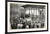 An Open Air Concert at the Hungarian Cafe, the Paris Exhibition, France-null-Framed Giclee Print
