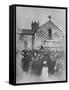 An Open Air Mass at the Shrine of Our Lady at Knock-null-Framed Stretched Canvas