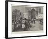 An Open-Air Restaurant at Lahore-Edwin Lord Weeks-Framed Giclee Print