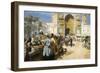 An Open-Air Restaurant, Lahore, C1889-Edwin Lord Weeks-Framed Premium Giclee Print