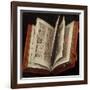 An Opened Liturgical Book-null-Framed Giclee Print