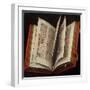 An Opened Liturgical Book-null-Framed Giclee Print