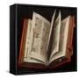 An Opened Liturgical Book-null-Framed Stretched Canvas