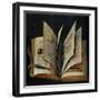 An Opened Liturgical Book-null-Framed Giclee Print