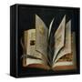 An Opened Liturgical Book-null-Framed Stretched Canvas