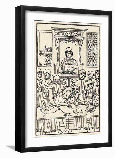 An Operation in Venice-Johannes De Ketham-Framed Art Print