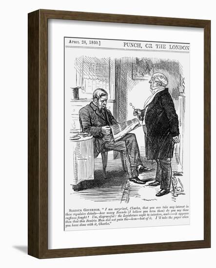 An Opinion on Boxing, 1860-null-Framed Giclee Print