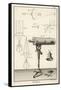 An Optique Telescope-Benard-Framed Stretched Canvas