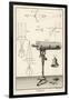 An Optique Telescope-Benard-Framed Art Print