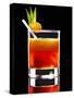 An Orange Cocktail-Walter Pfisterer-Stretched Canvas