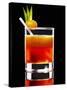 An Orange Cocktail-Walter Pfisterer-Stretched Canvas