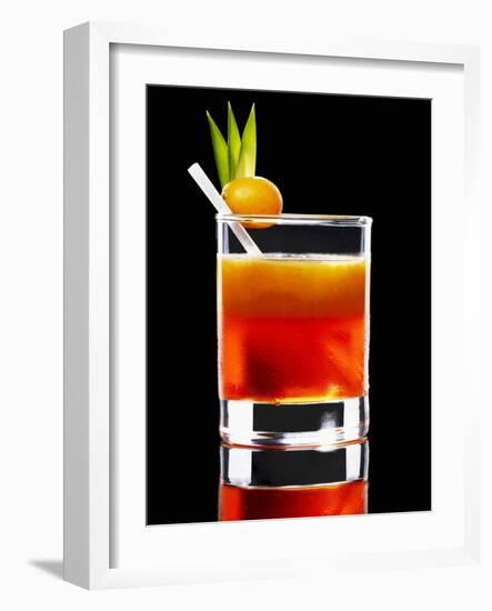 An Orange Cocktail-Walter Pfisterer-Framed Photographic Print