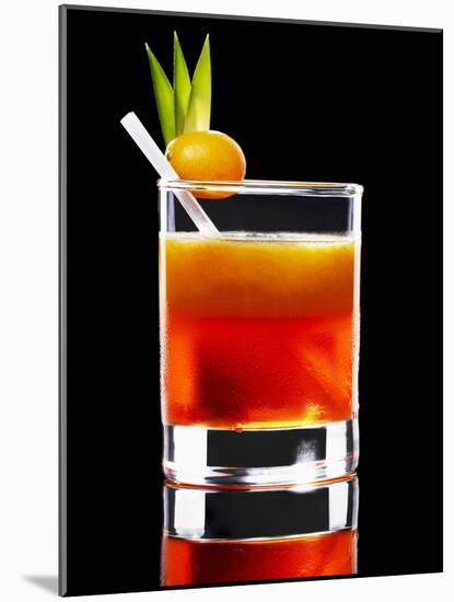 An Orange Cocktail-Walter Pfisterer-Mounted Photographic Print