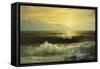 An Orange Sunset Waning Low, 1897-William Trost Richards-Framed Stretched Canvas