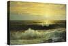 An Orange Sunset Waning Low, 1897-William Trost Richards-Stretched Canvas