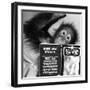 An Orangutan reading ghost stories-Staff-Framed Photographic Print