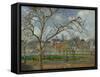 An Orchard in Pontoise in Winter, 1877 by Camille Pissarro-Camille Pissarro-Framed Stretched Canvas