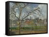 An Orchard in Pontoise in Winter, 1877 by Camille Pissarro-Camille Pissarro-Framed Stretched Canvas