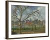 An Orchard in Pontoise in Winter, 1877 by Camille Pissarro-Camille Pissarro-Framed Giclee Print