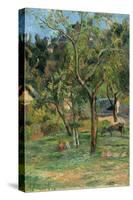 An Orchard under the Church of Bihorel, 1884-Paul Gauguin-Stretched Canvas